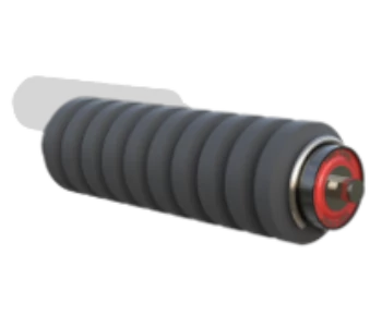 Impact idlers for conveyor loading zone