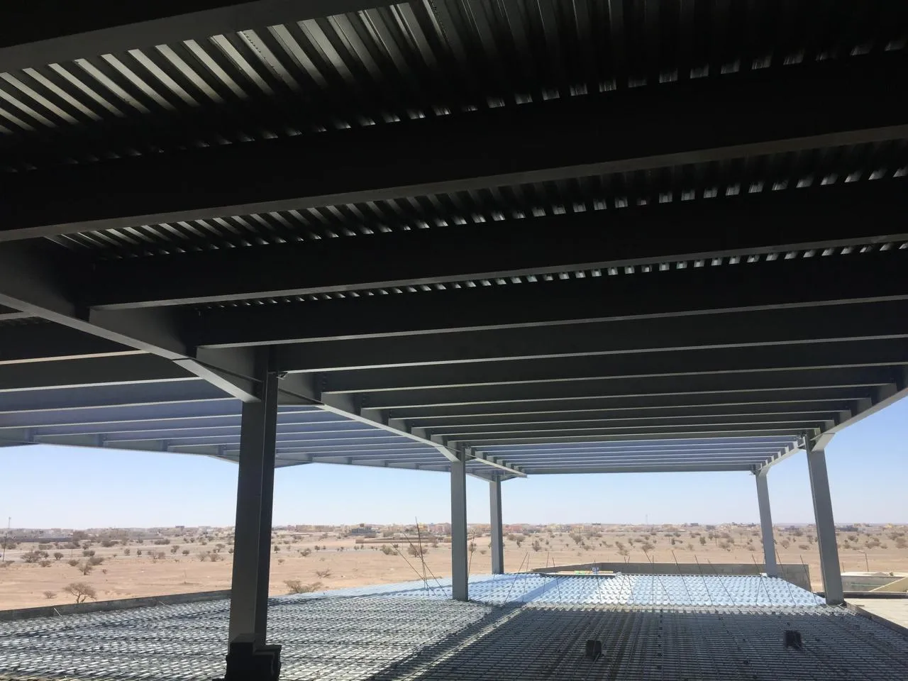 Heavy structural steel fabrication